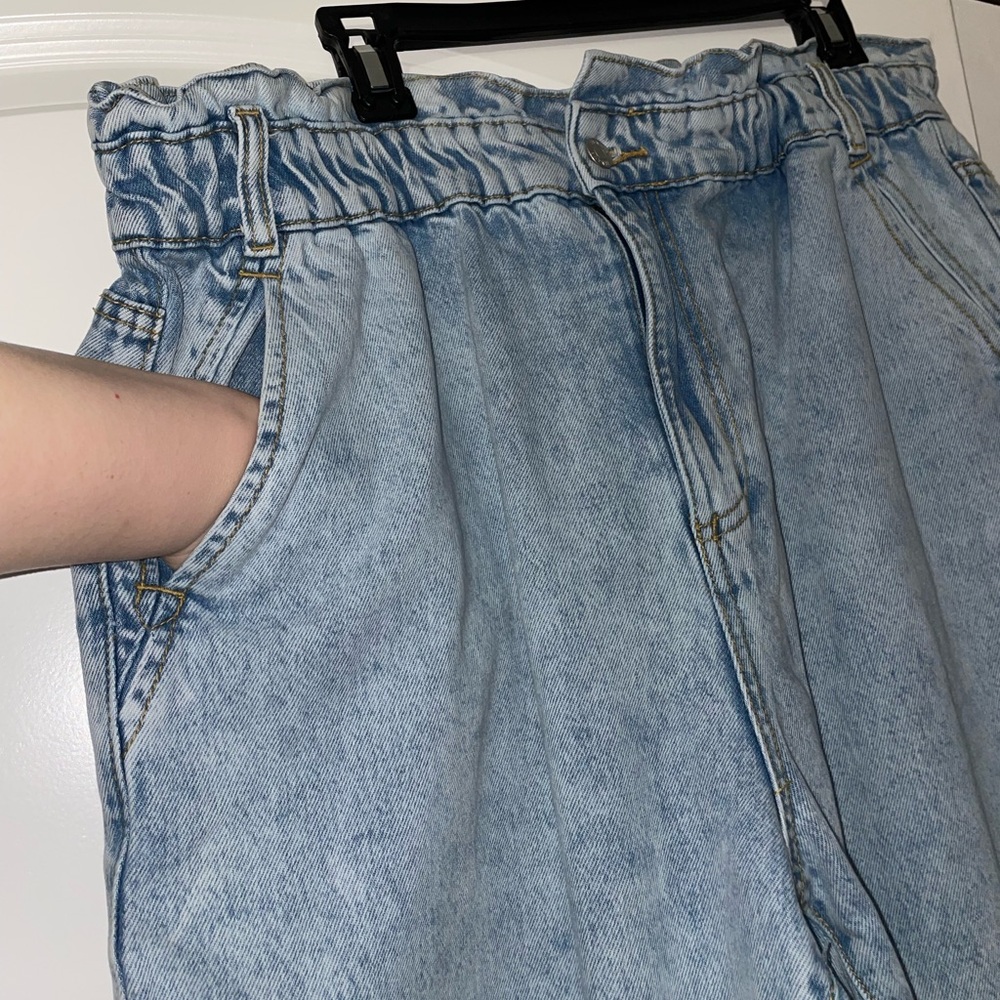 Zenana blue denim high waisted jeans NWOT - Picture 5 of 7